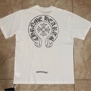 Chrome Hearts White Tee with Black Graphic